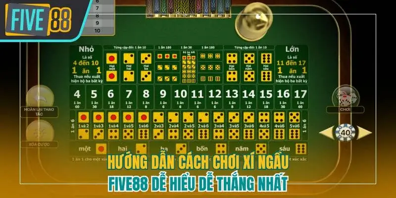 Cách chơi xí ngầu Five88