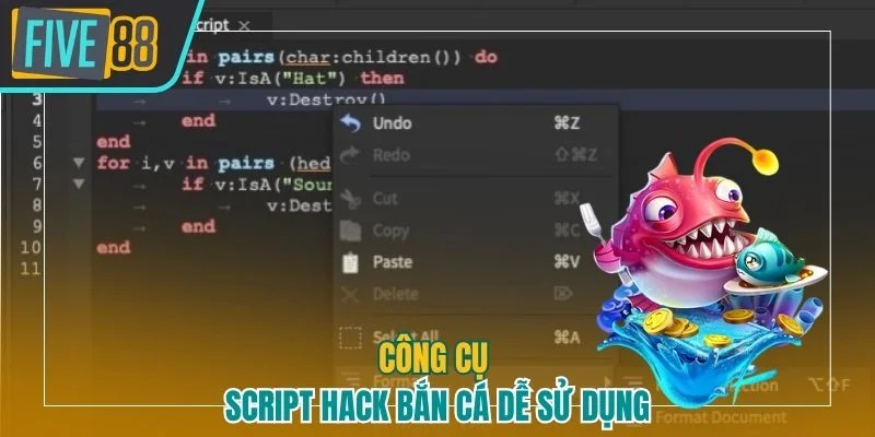 Công cụ Script hack bắn cá dễ sử dụng