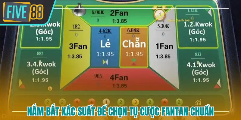 Nắm bắt xác suất để chọn tụ cược Fantan chuẩn